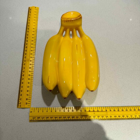 IKEA Kuperad Ceramic Banana Bunch Fruit Pottery RARE Collectible Discont… - Picture 10 of 11
